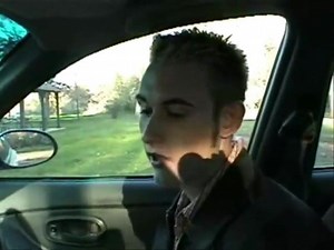 Quick blowjob in car