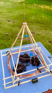 The first example model of an energy structure. #Design #frequency #vibration #positivevibes #garden #relaxing | MineStone OnEarth