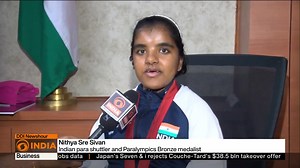 #WATCH | Nithya Sre Sivan, an Indian para-badminton player who won #Bronze in the SH6 category at the Paris Paralympics. In an exclusive interview with DD India, Nithya shared her excitement over the achievement. Ministry of Youth Affairs and Sports, Government of India Department of Sports, MYAS, Government of India Paralympic Committee of India | DD India