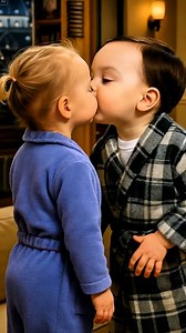 748K views · 10K reactions | Baby Sheldon was just trying to save Baby Leonard’s wedding… by giving Baby Penny a kiss!  All in the name of friendship and logic, of course.  | The Physicists And A Waitress | Facebook