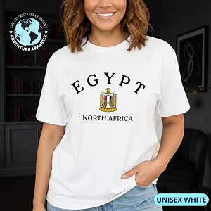 Egypt T-shirt, Unisex Graphic Tee, Egypt Gift, North Africa - Etsy Canada