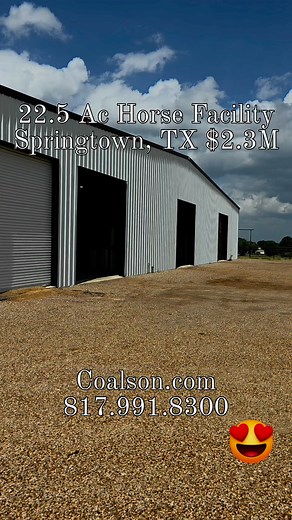 https://coalson.com/22-47-acre-horse-facility-springtown #parkercounty #texashorseproperty #horses #ncha #cuttinghorses #quarterhorse #horsetraining #horsetrainer #coalsonrealestate | Coalson Real Estate