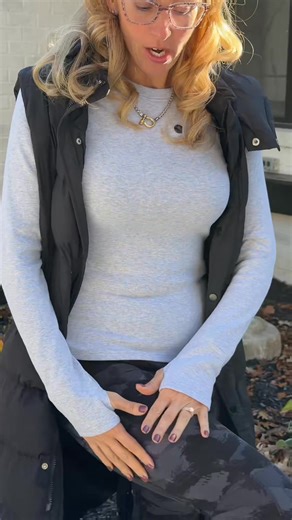 This long puffer vest is PERFECT for my church outfit! Love it! #longpuffervest #puffervest #puffercoat #tiktokshopblackfriday #tiktokshopcreatorpicks | Josh & Kristy