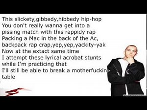 Rap God - Eminem Lyrics