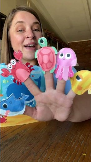 Finger Family Ocean Animals Song #kidssongs #shorts #nurseryrhymes