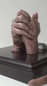 Hand in hand, you n me. Today, tomorrow, forever. Celebrate Your Love. Create A Beautiful Detailed Cast Of Your Hands. Couple holding hands cast, to be cherished forever. Www.handprints.in ph 9871426853, 9717566397 | handprints.in | Facebook