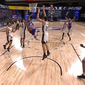 735K views · 4.9K shares | How'd Jordan Clarkson get this circus layup to fall!? 勞 #WholeNewGame | NBA | Facebook