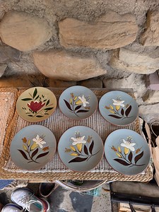 Vintage Stangl Pottery Small Plates – Golden Harvest Floral, Set of 6 - Etsy
