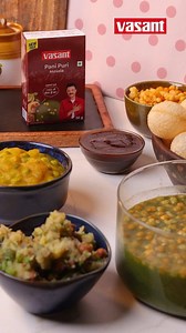 5K reactions · 17 shares | Warning: This Pani Puri recipe may cause extreme cravings! Crispy puris, spicy pani, and that perfect khatta-meetha bite with Vasant Pani Puri Masala. #PaniPuri #PaniPuriMasala #VasantMasala #BlendedSpices #SpiceUpYourLife | Vasant Masala | Facebook