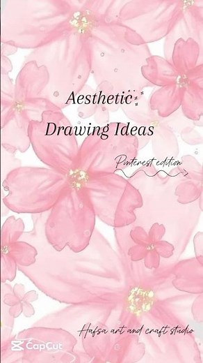 Aesthetic Drawing Ideas🌸✨ Subscribe if you like my video💫#ideas #aesthetic #creative #trending #cute
