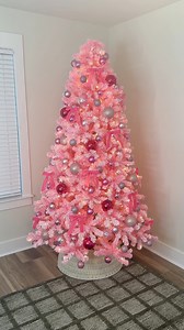 529K views · 12K reactions | Pink Christmas tree  #Christmas #ChristmasTree #pink #christmasdecor #Holidays #satisfying #aesthetic | Victoria Lightfoot | Facebook