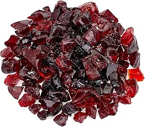Red Recycled Fire Pit Glass - Medium (18-28Mm), 20 lb. Bag