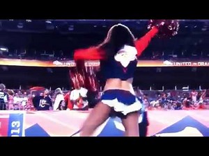 Broncos Cheerleader Bending Over