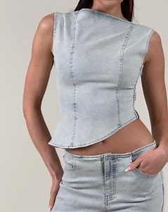 The Mika Set—reworked & refreshed. Light wash, stretch denim, and tall-girl approved. The fit you love, now in a whole new way | Mars The Label