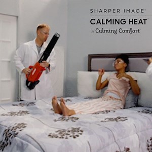 Can your heating pad do THIS? 👀 Calming Heat by Calming Comfort's weighted design allows targeted relief to your sore muscles. | Calming Heat Massaging Heating Pad