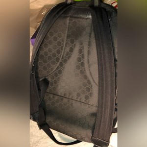 Black Gucci backpack