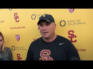 USC Football - Cal Tuesday: Clay Helton