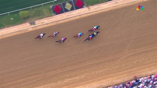 Watch 2023 Preakness Stakes Clip: Preakness overhead cam: National Treasure wins - NBC.com