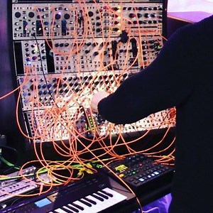 28 reactions | Pat is rocking it in the modular dungeon. . . . . . #hexinverter #dungeonjam #modularsynth #eurorack #synthesizer | Hexinverter Électronique | Facebook