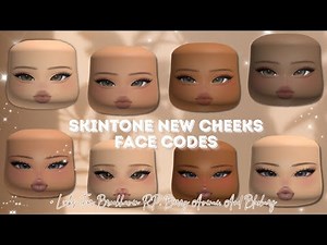 Skintone New Cheeks Face Codes for Berry Avenue, Bloxburg & Brookhaven #play #roblox
