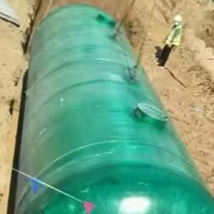 [Hot Item] Underground Type Domestic Sewage Treatment System Biogas Waste Water Purification FRP