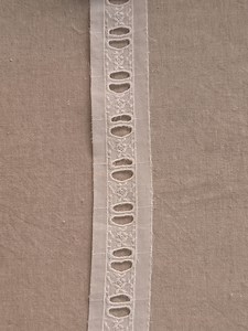 Martha Pullen Swiss Cotton Beading in White Flower – Rare Heirloom Trim Swiss Embroidery - Etsy
