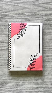 Easy front page design idea 🩷 #arttherapy #creative #frontpage #colorful #fblifestyle | Indureka