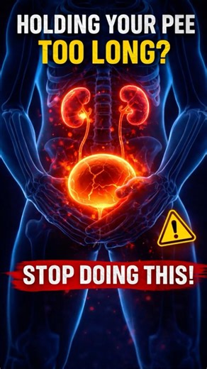 Holding Your Pee Too Long? This Can DESTROY Your Body 😱# #usa #humanbody #healthfacts #health