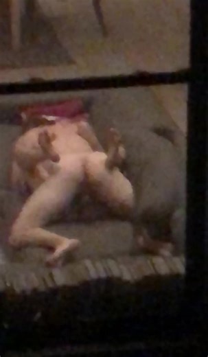 Straight Neighbor fucks his girlfriend on the couch - ThisVid.com