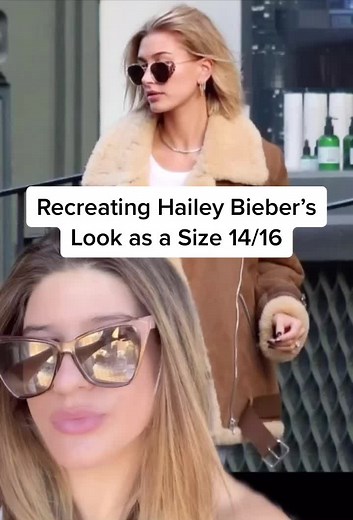 Recreating Hailey Bieber’s Look as a Size 14/16