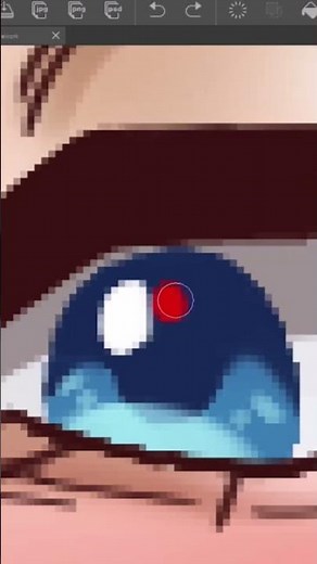 Eye rendering -Clip studio paint pro