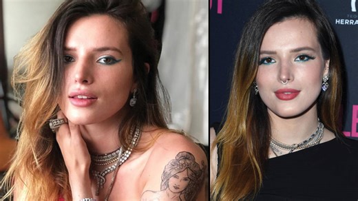 Bella Thorne got a huge sleeve tattoo but some fans think it's fake