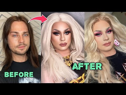 Very Beautiful Crossdresser Drag Queen | Amazing Male to Female Crossdresser | MTF Transition