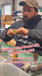 3.6K views · 43 reactions | CRIME SCENE GOOSE CALLS with the BROKE IN goose gut system! Get yours today at www.foilesmigrators.com | Foiles Migrators Co. | Facebook