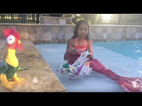 Moana's Pirate Tamatoa & Mermaid Adventures Pretend Play | Toys Academy