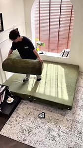 Sofá cama multifuncional: cómo convertirlo en sofá, cama y espacio privado