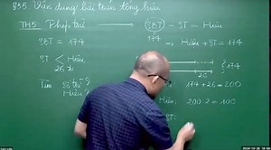 13K views · 219 reactions | Vận dụng bài toán Tổng hiệu . Trích 3p cuối của buổi học zoom meeting 4B | Học Toán Thầy Kiên | Facebook