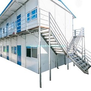 [Hot Item] Fast Build Windproof Steel Structure Hosue Prefabricated K Type Temporary House Prefab House for Site Office Staff Accommodation
