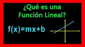 ✅👉 Funcion Lineal ✅ ¿Que es una Funcion Lineal | Profe Richard