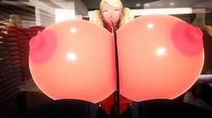 [pov] Ann Takamaki & Makoto Niijima Body Inflation Battle | By Imbapovi