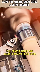 212K views · 422 reactions | Lathe process of the axle that has been welded using a lathe machine #machine #lathe #axle #lathemachine #trending | M-Tube TV | Facebook