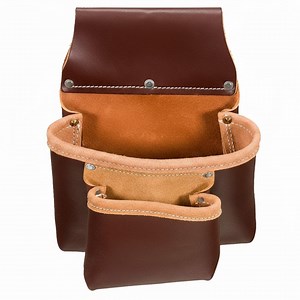 Compact 2-pouch Leather Tool Bag | Minimalist Leather Fastener Pouch for Tool Belt | Heavy Duty Work Pouch for Carpenters & Tradesmen - Etsy Canada