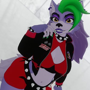 Roxanne Wolf 3D model - (VRChat/Vtuber), Teiozemo