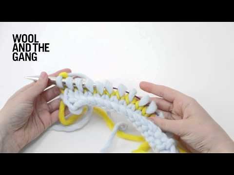 How to Knit Single Row Stripes