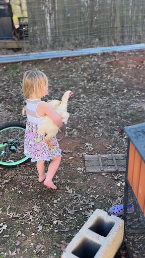 Our chicken girl. #chickens #theluckyfew #downsyndrome #specialneeds #specialneedsmom | Special Needs Motherhood