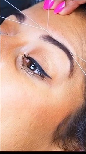 How to Thread Eyebrows Easily | No Pain, Perfect Shape!