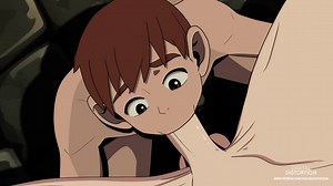 Delicious in Dungeon - Kabru and Chilchuck swallow Laios' big dick in a competition