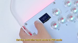 GuileKeys Leverless Controller Arcade Stick GF-16, Aluminium Alloy All-Button Arcade Controller for PS4/PS3/PC/Switch, Arcade Fight Stick with RGB/Turbo/Hot-Swap, Black