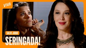 1.6M views · 48K reactions | Jéssica estava esperançosa que iria entregar os traficantes de mulheres para Lívia, mas ela não esperava que a vilã seria a própria chef da quadrilha. Ao reconhecer Lívia por causa dos sapatos, a traficada é assassinada com uma injeção letal no pescoço  #SalveJorge #CenasMarcantes | Globoplay Novelas | Facebook