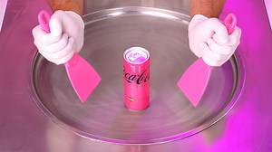 Coca-Cola Raspberry Ice Cream Rolls 🩷 #cocacola #cocacolaraspberry #cola #colaraspberry #cocacolacoke #icecreamrolls #mricecreamrolls #mistericecreamrolls | Ice Cream Rolls